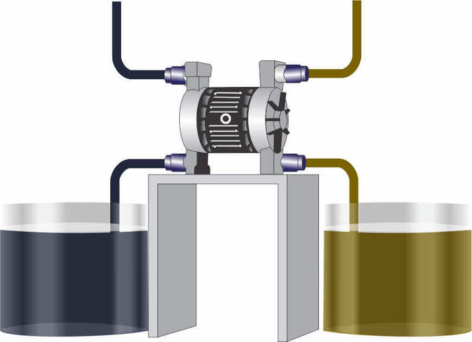 AODD pump for pumping epoxy